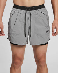 NIKE 2-in-1 Reflective Running Shorts in 1 reflective running shorts in grey - men's shorts