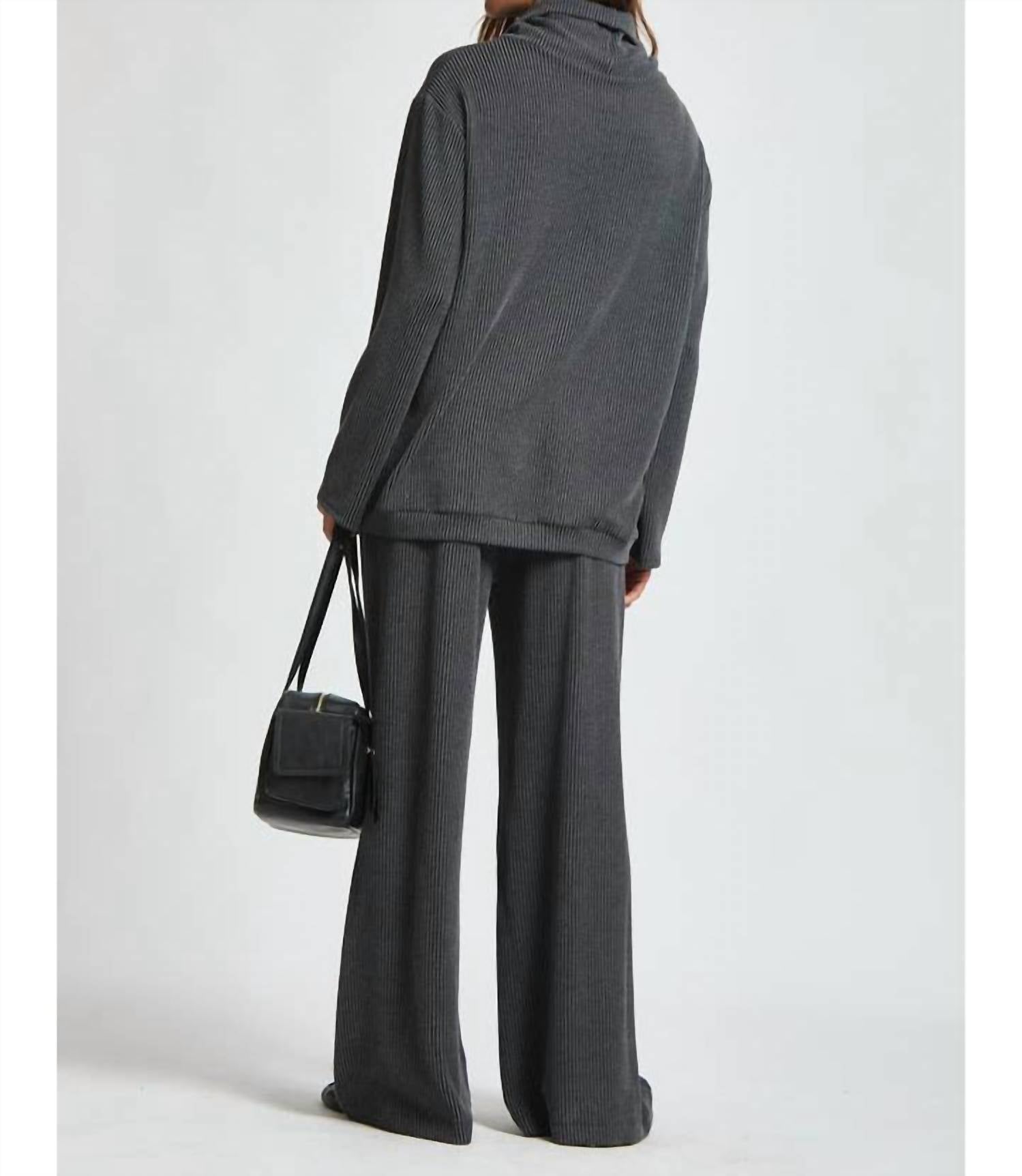 Dear Scarlett - Cowl Ribbed Pants