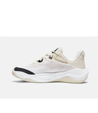 UNDER ARMOUR Men's Curry Splash 24 Suede Basketball Shoes in summit white - men's sneaker - detail view
