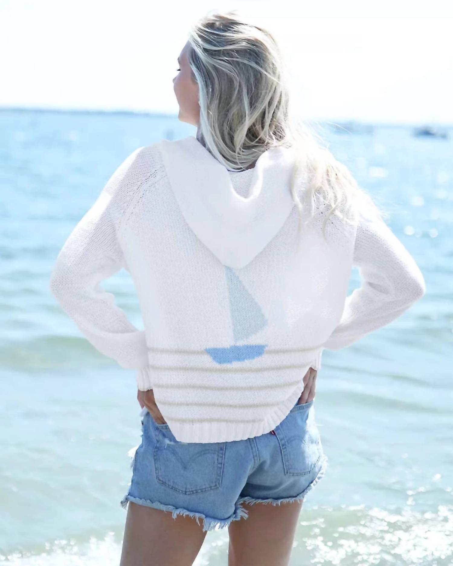 Wooden Ships - Tipped Zip Hoodie