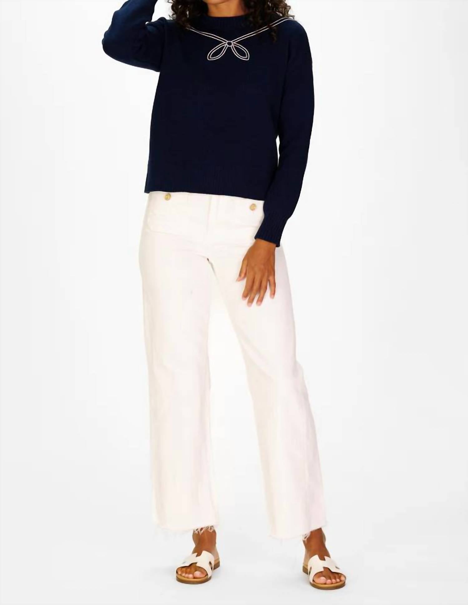 Duffield Lane - Sailor Embroidered Sweater