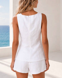 Olivaceous - Linen Breeze Short Set