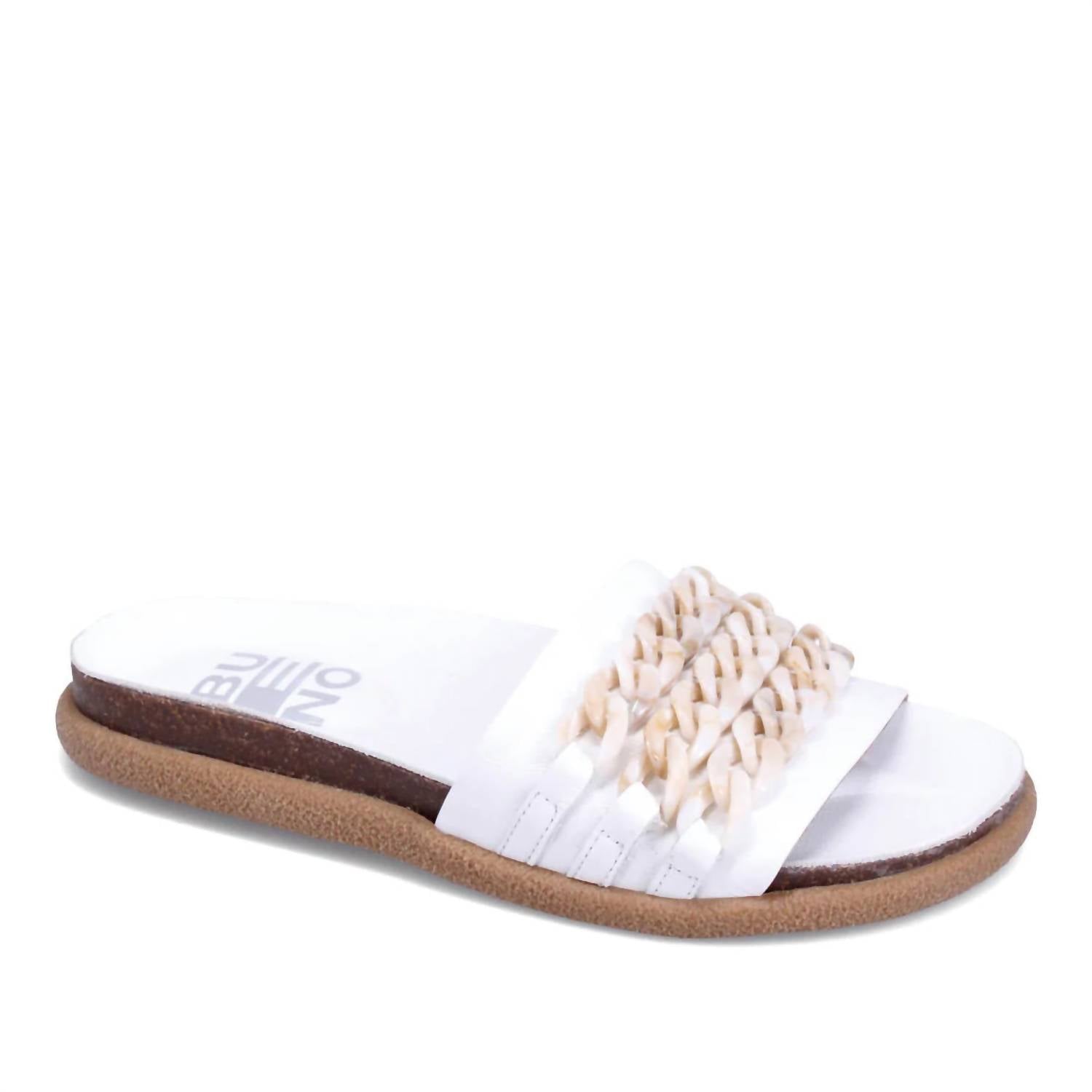 Bueno - Women's Emelia Chain Slide Sandals