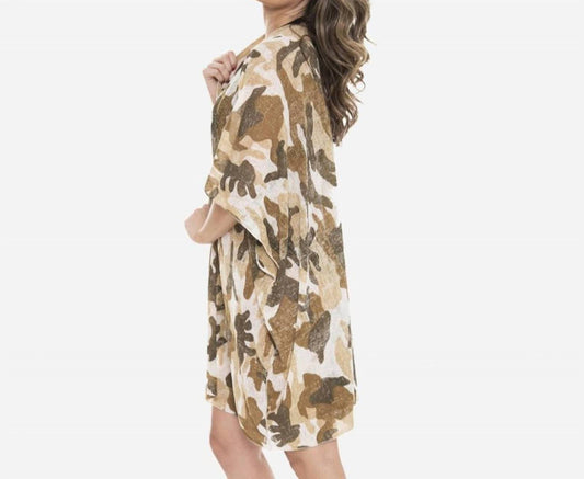 Judson & Co. - Lightweight Camouflage Print Kimono