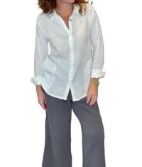 Hello Nite - Long Sleeve Gauze Button Down