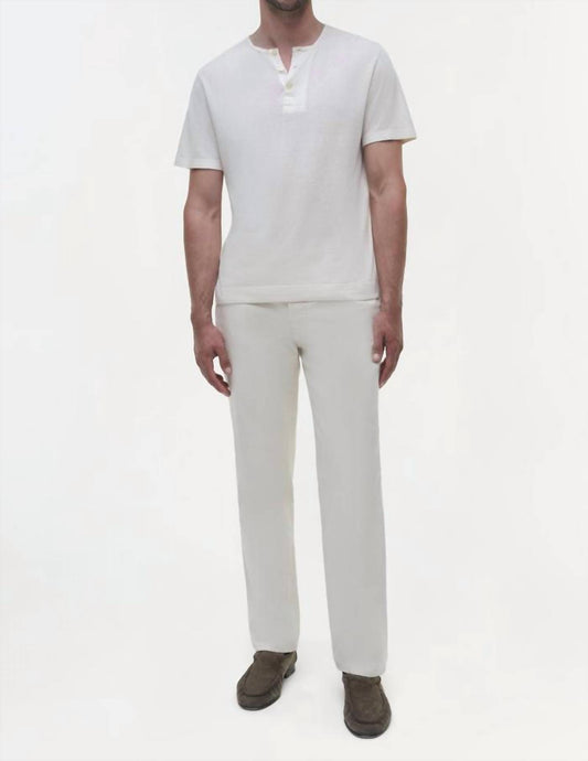 Simkhai - Hayes Silk Linen Henley Top