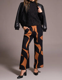 TRIBAL Soft Faux Leather Bomber Jacket in black - women's jacket - view 4