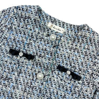 Doe A Dear - Girls Pearl Button Tweed Jacket