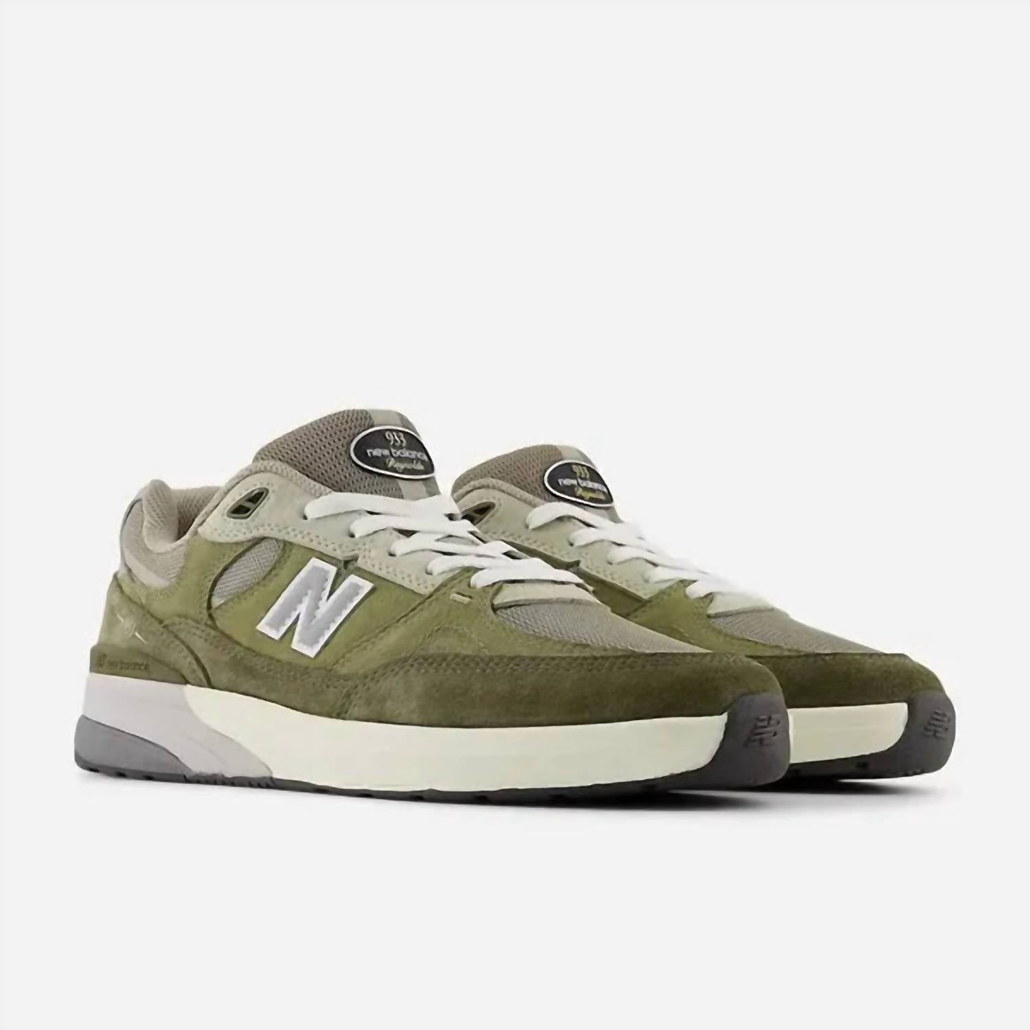 New Balance Men's Numeric Andrew Reynolds 933 Shoes in green green - men's sneaker - detail view
