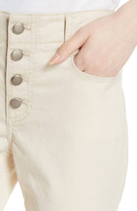 A.L.C. - Lace Up Ankle Pants with Exposed Button Fly