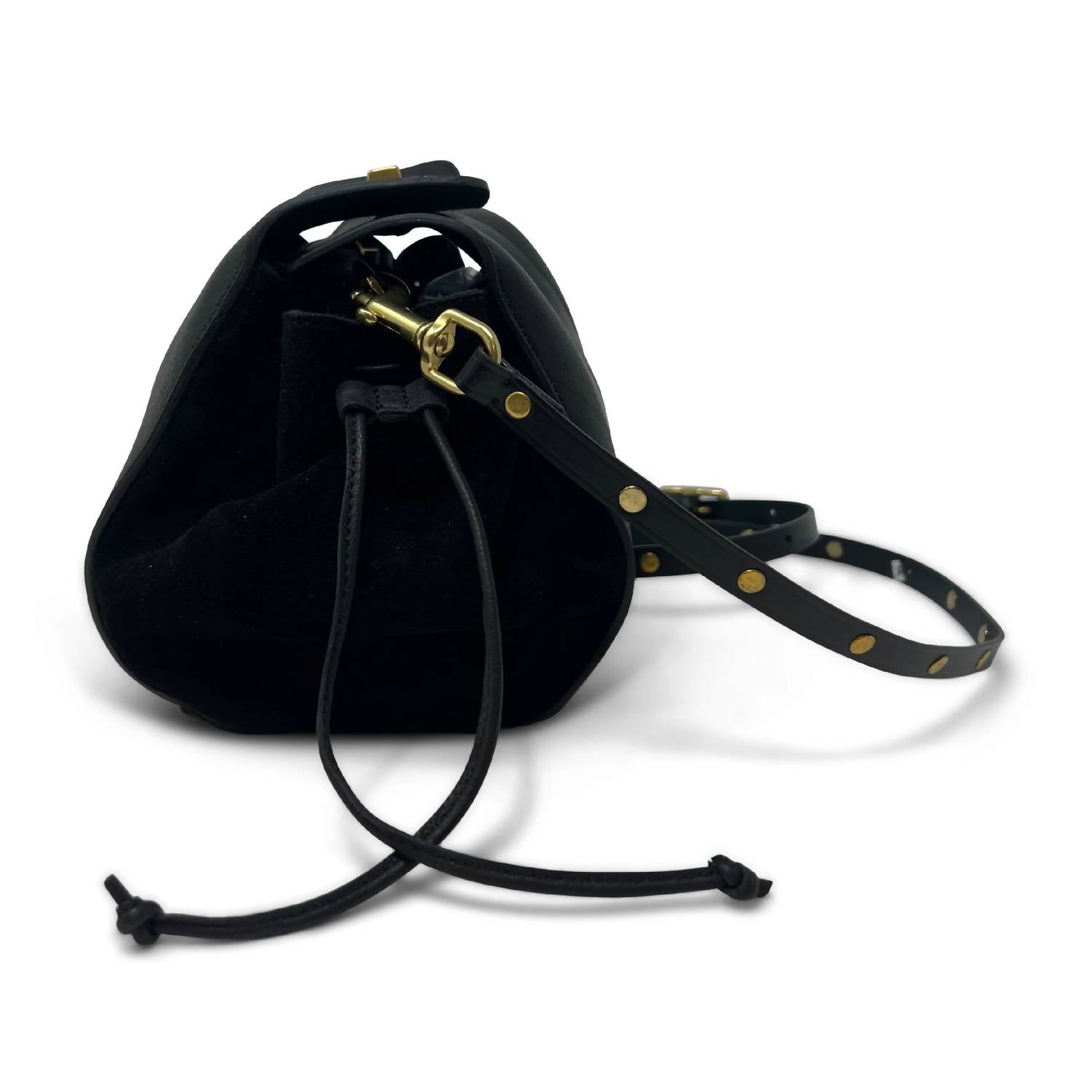 KEMPTON & Co. Women's Ascot Crossbody Bag in black heat striped - women's bag - alternate view