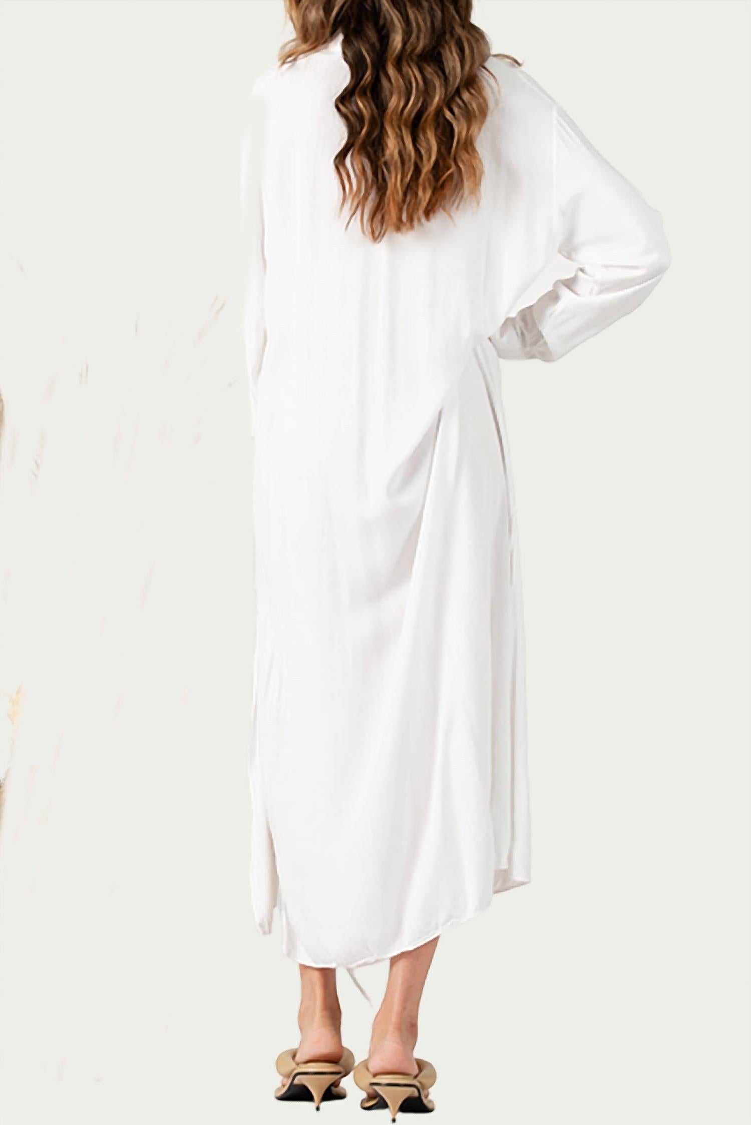 RENEE TWIST FRONT JERSEY MAXI DRESS