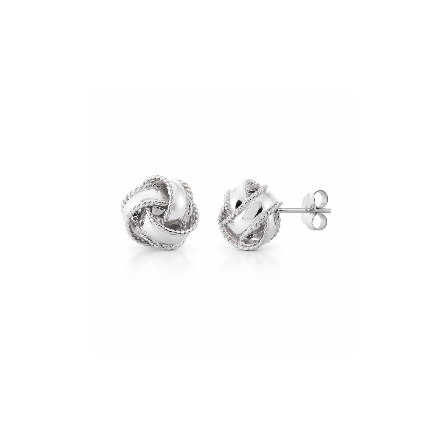 Gold & Honey - Women's Love Knot Stud Earrings