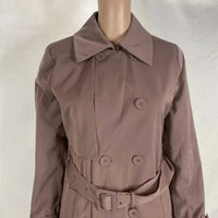 London Fog Women's Double Breasted Trench Coat in terracotta - women's jacket - view 6