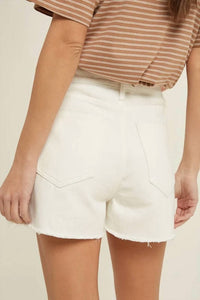 Wishlist - Overlap Distressed Denim Shorts