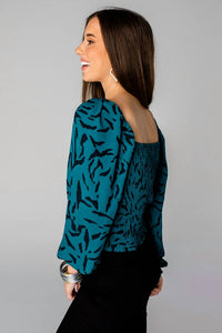 Buddylove - Bailey Smocked Back Top