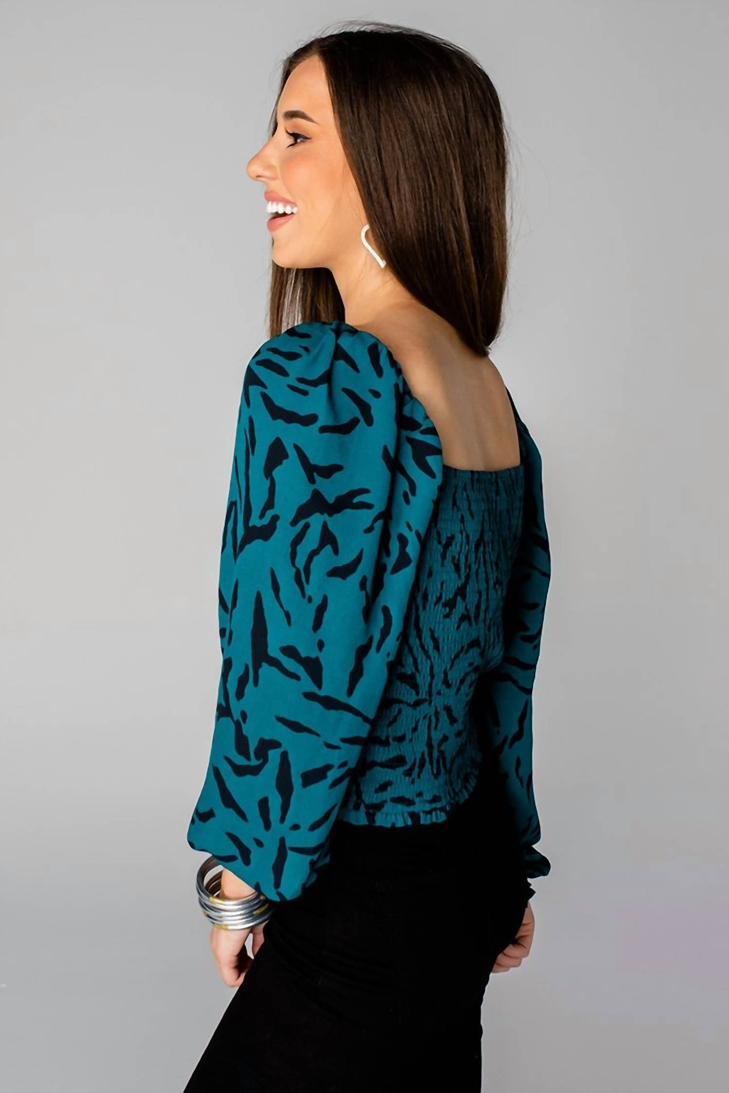 Buddylove - Bailey Smocked Back Top