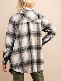 Kori - Plaid Shirt Jacket