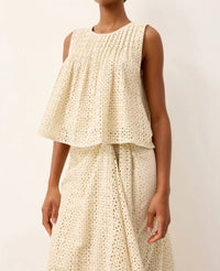 Marie Oliver Eletta Top in dune - women's shirt