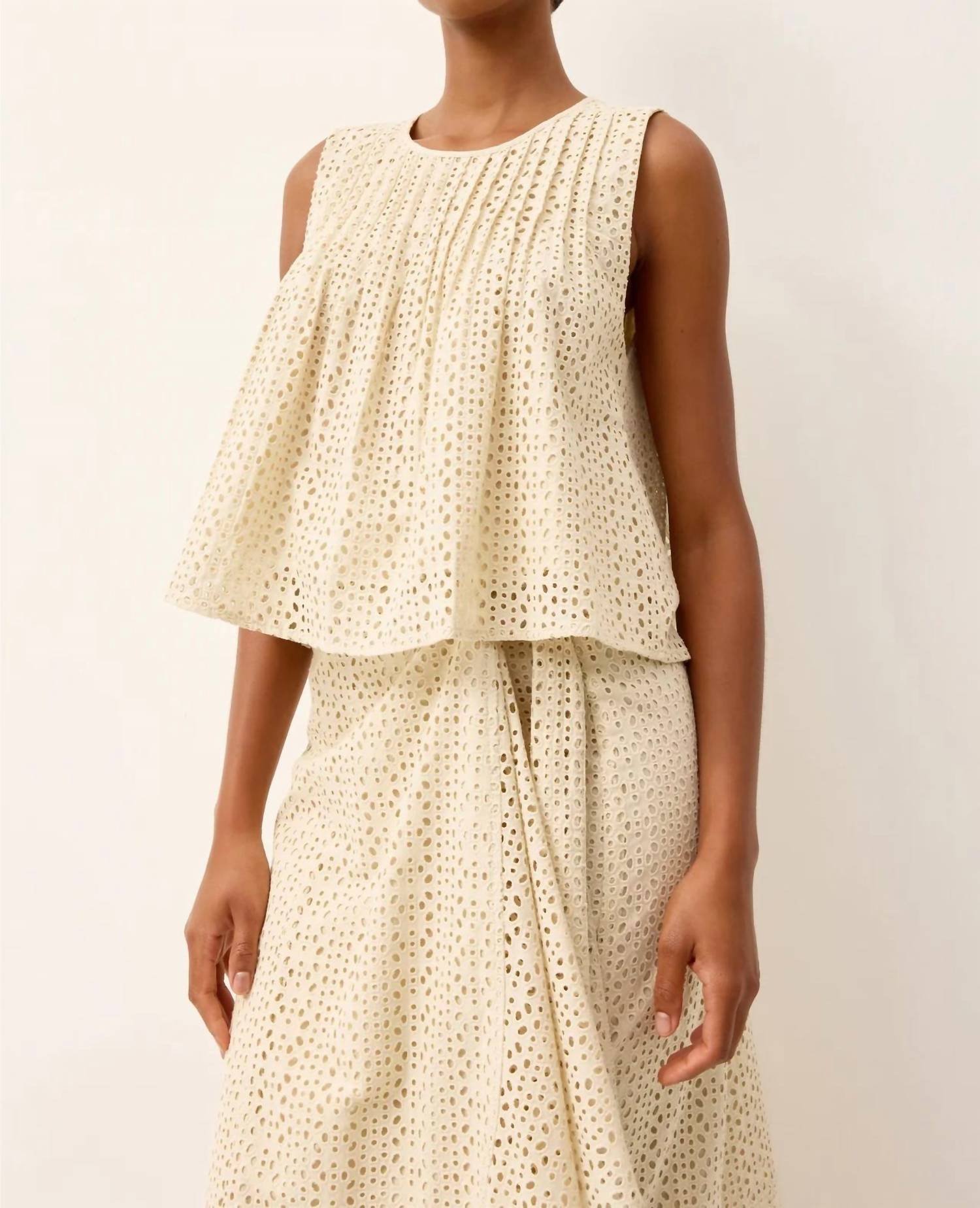 Marie Oliver Eletta Top in dune - women's shirt