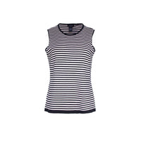 J'Envie/Eli - Women's Coastal Stripe Shell Tank Top