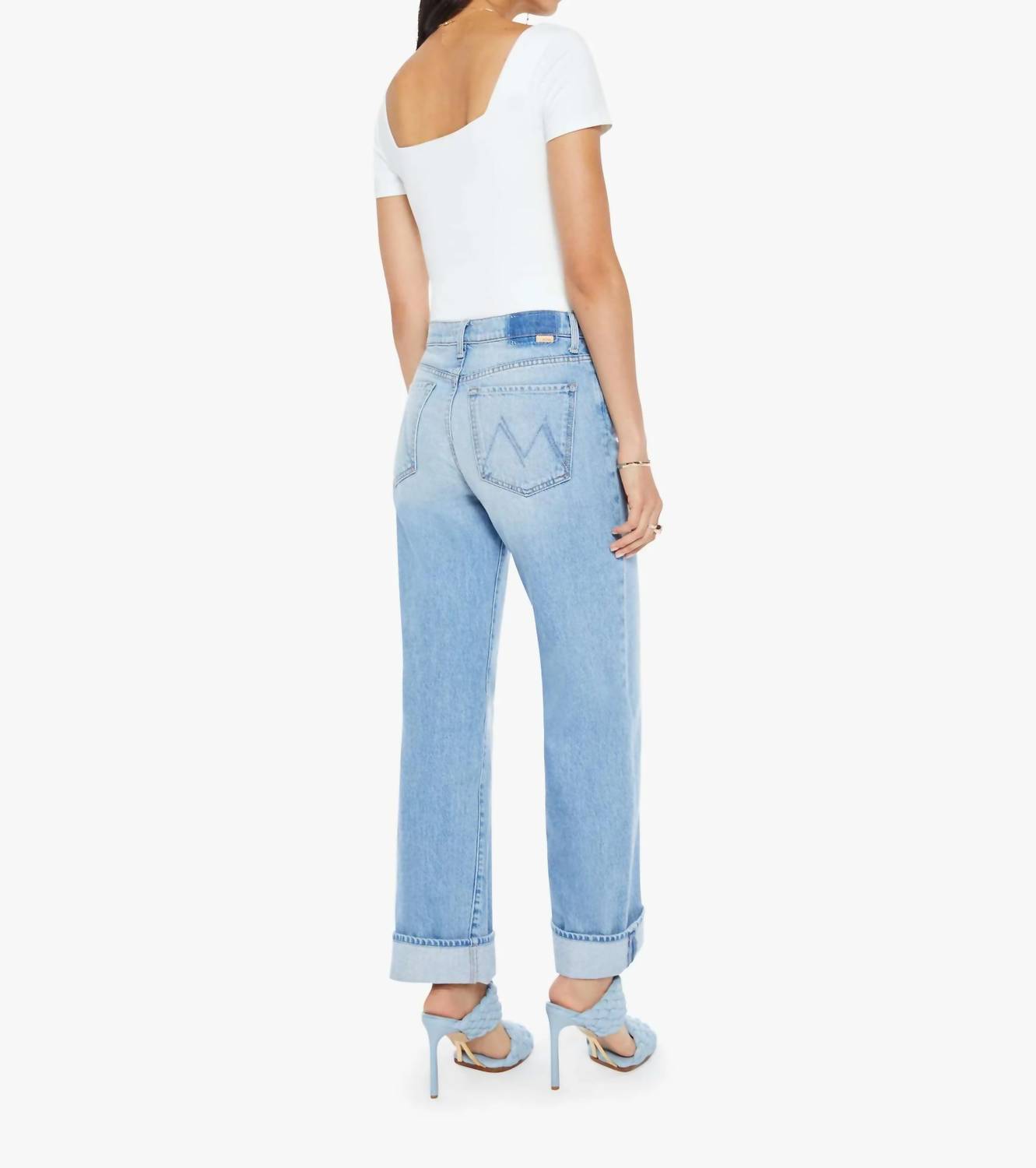 Mother - Dodger Button Hover Cuff Jeans
