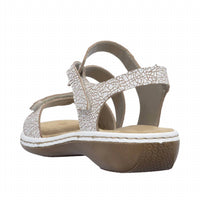 Remonte - Women's Regina C7 Cracked Leather Sandal