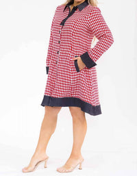 Karen T Design - Plaid Coat Dress