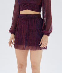 Ines Tiered Mini Skirt