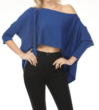 Isle By Melis Kozan - Kozan 2-way Cropped Sweater Top