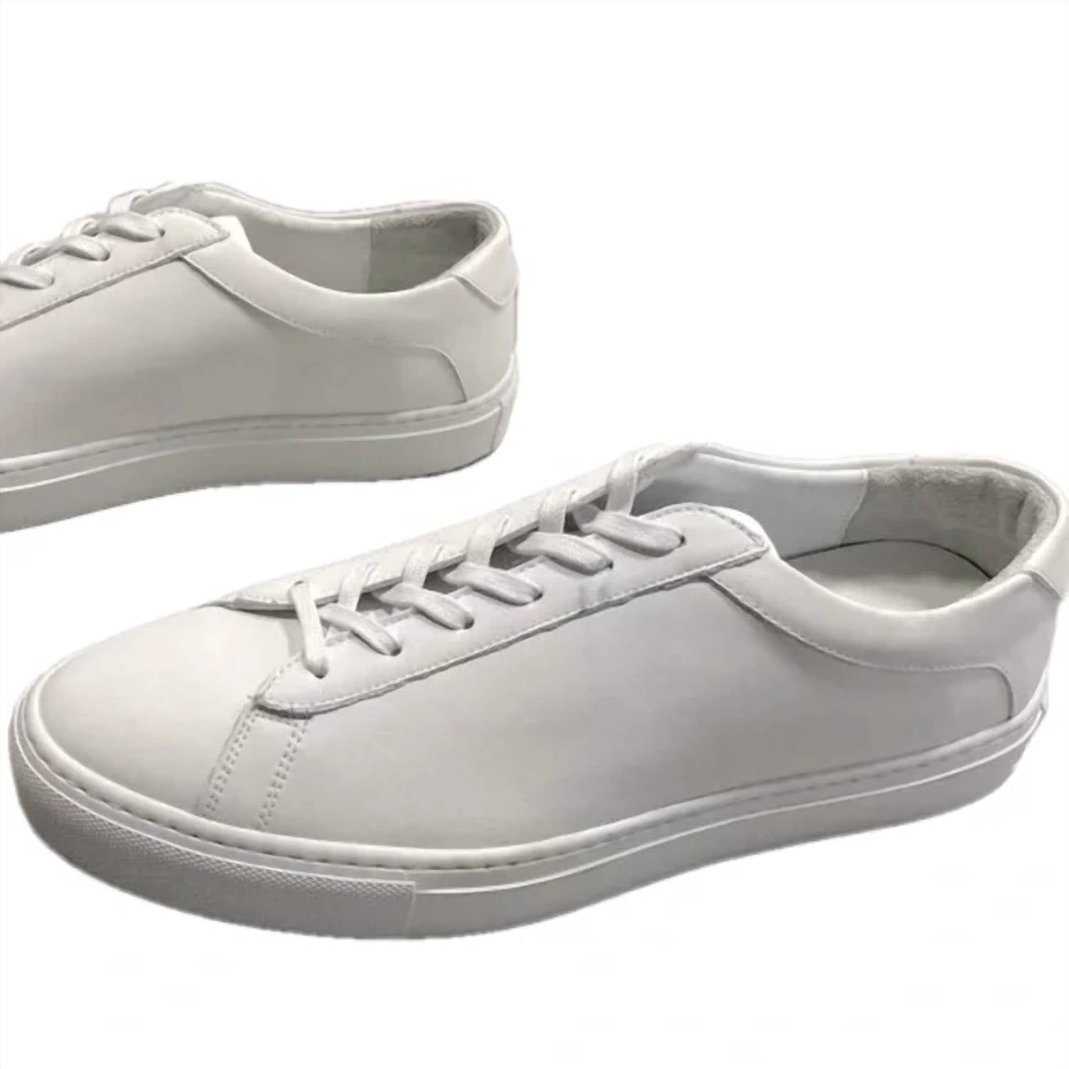 Koio Women's Capri Casual Low Top Leather Sneakers in white - women's sneaker
