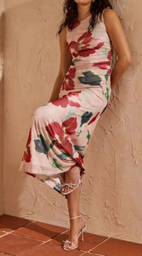 Minkpink - Arabella mesh midi Dress