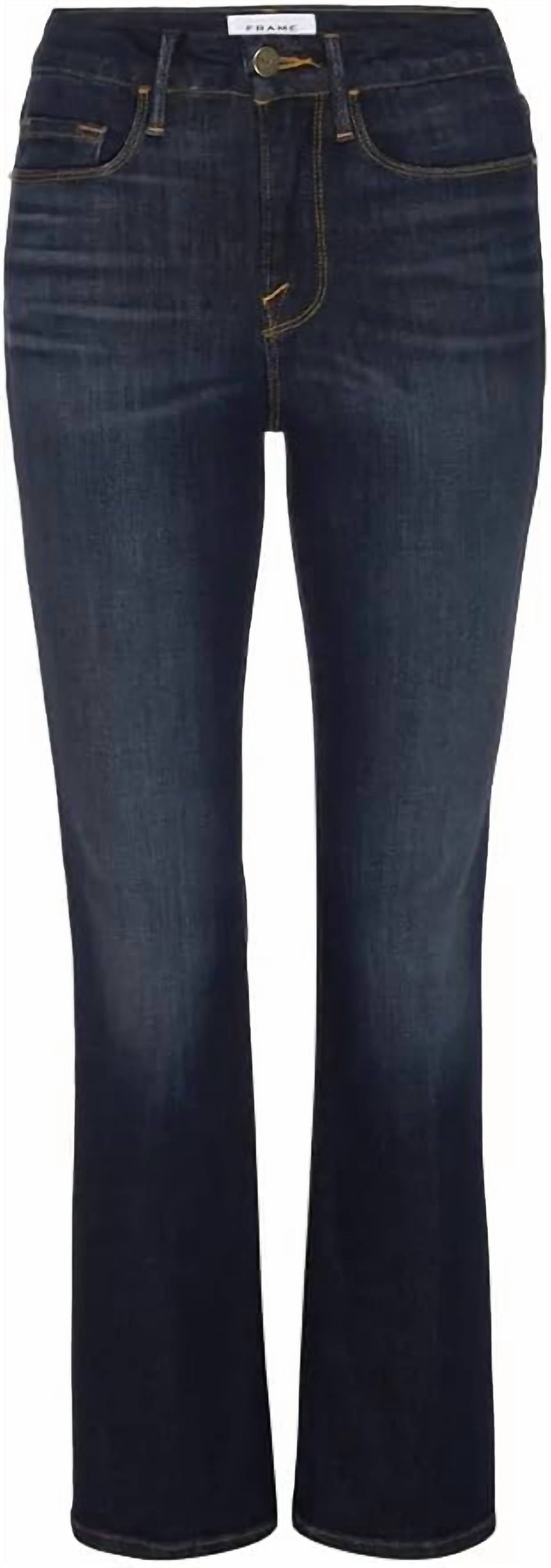 Frame - Le Cropped Mini Boot Cut Jeans