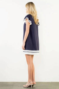 Thml - Flutter Sleeve V-Neck Dress
