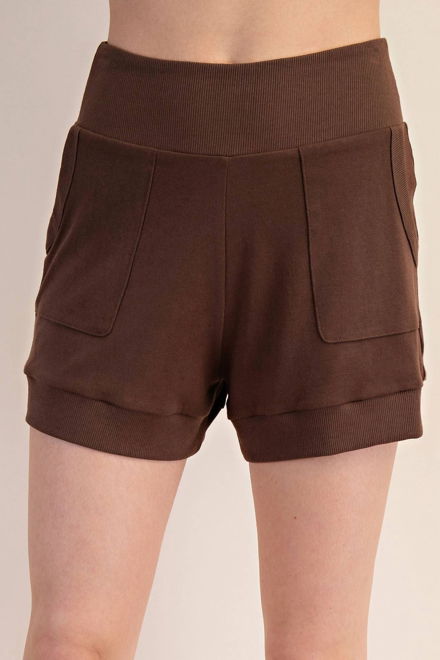 Glam - Relaxed Side Pocket Knit Shorts