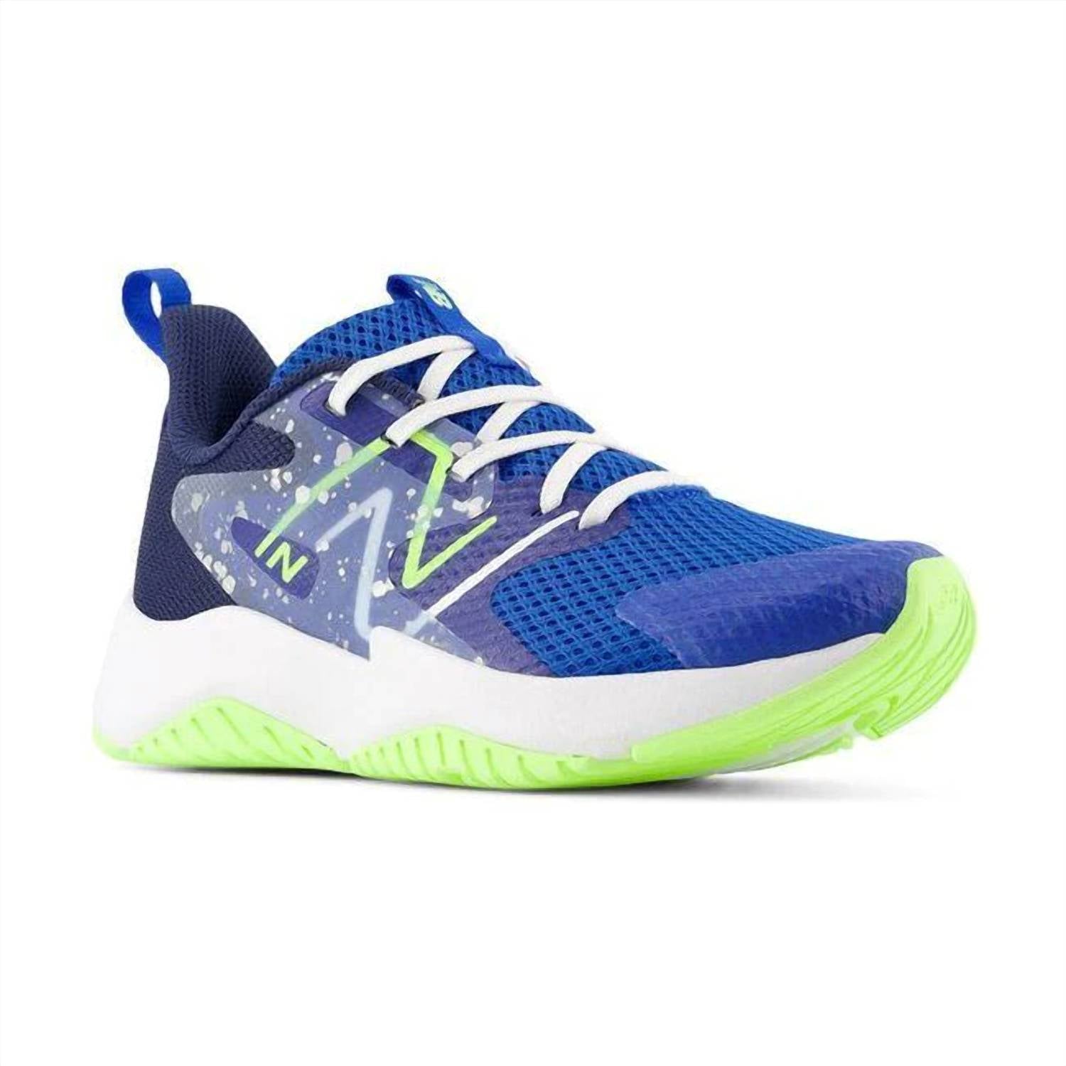 New Balance Kids Rave Run V2 Shoes in blue blue - kids' sneaker - detail view