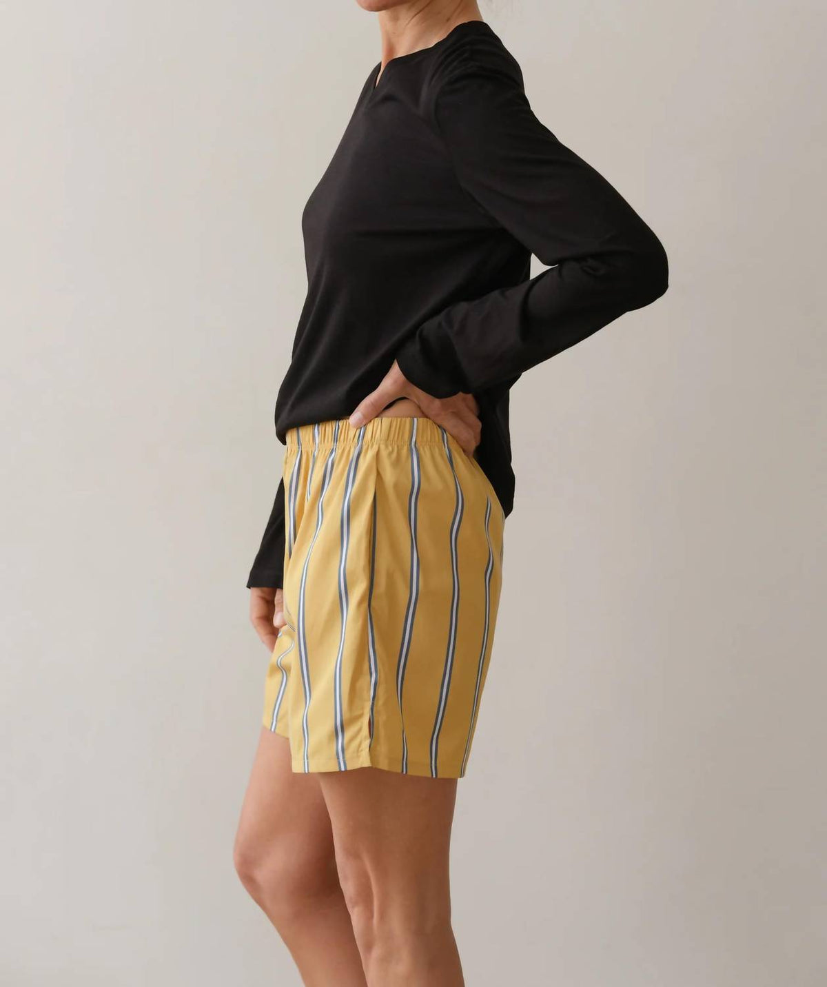 Donni. - Stripe Pop Boxer Shorts