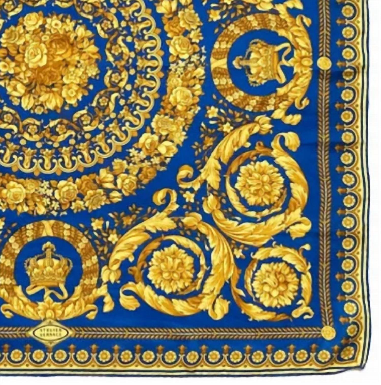 Versace - Baroque-Inspired Silk Scarf