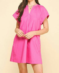 Pinch - Saydee V Neck Mini Dress