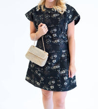 Thml - Short Sleeve Floral Mini Dress