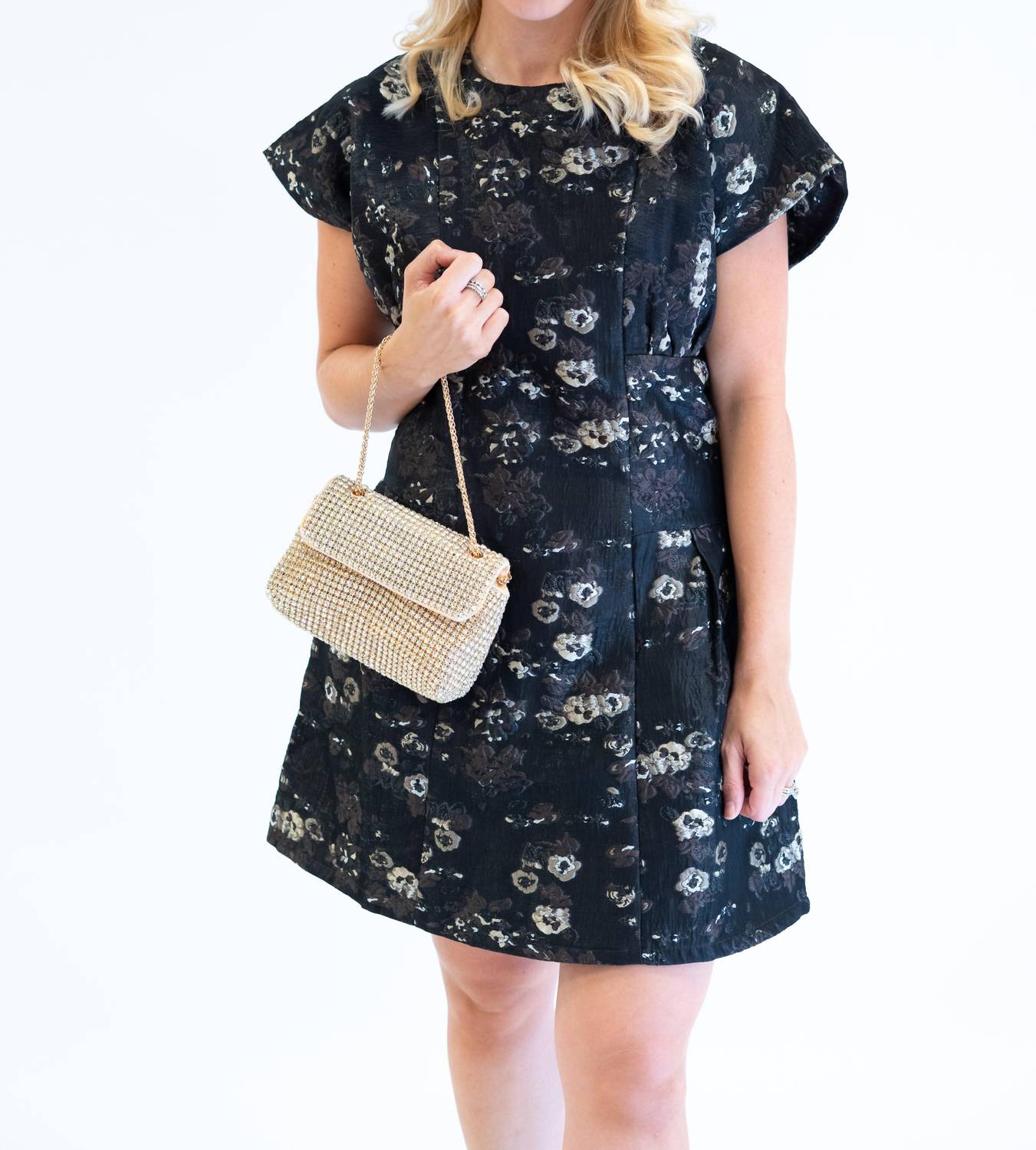Thml - Short Sleeve Floral Mini Dress