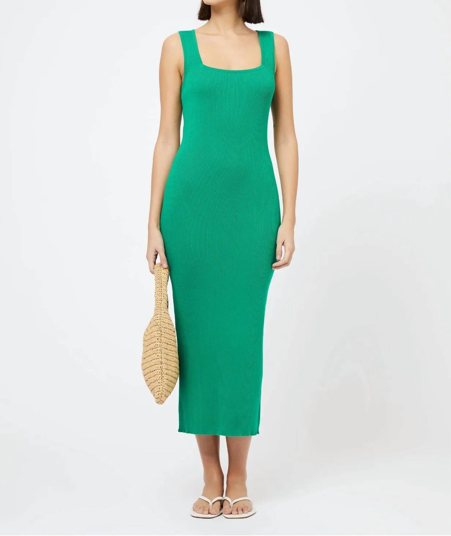 French Connection - Kelly Square Neck Midi Dress