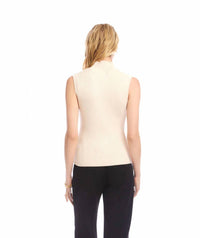 Karen Kane - Raquel Ribbed Turtleneck Sweater Tank Top