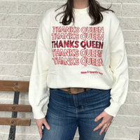 Queen Of Sparkles - Thanks Queen Sweater