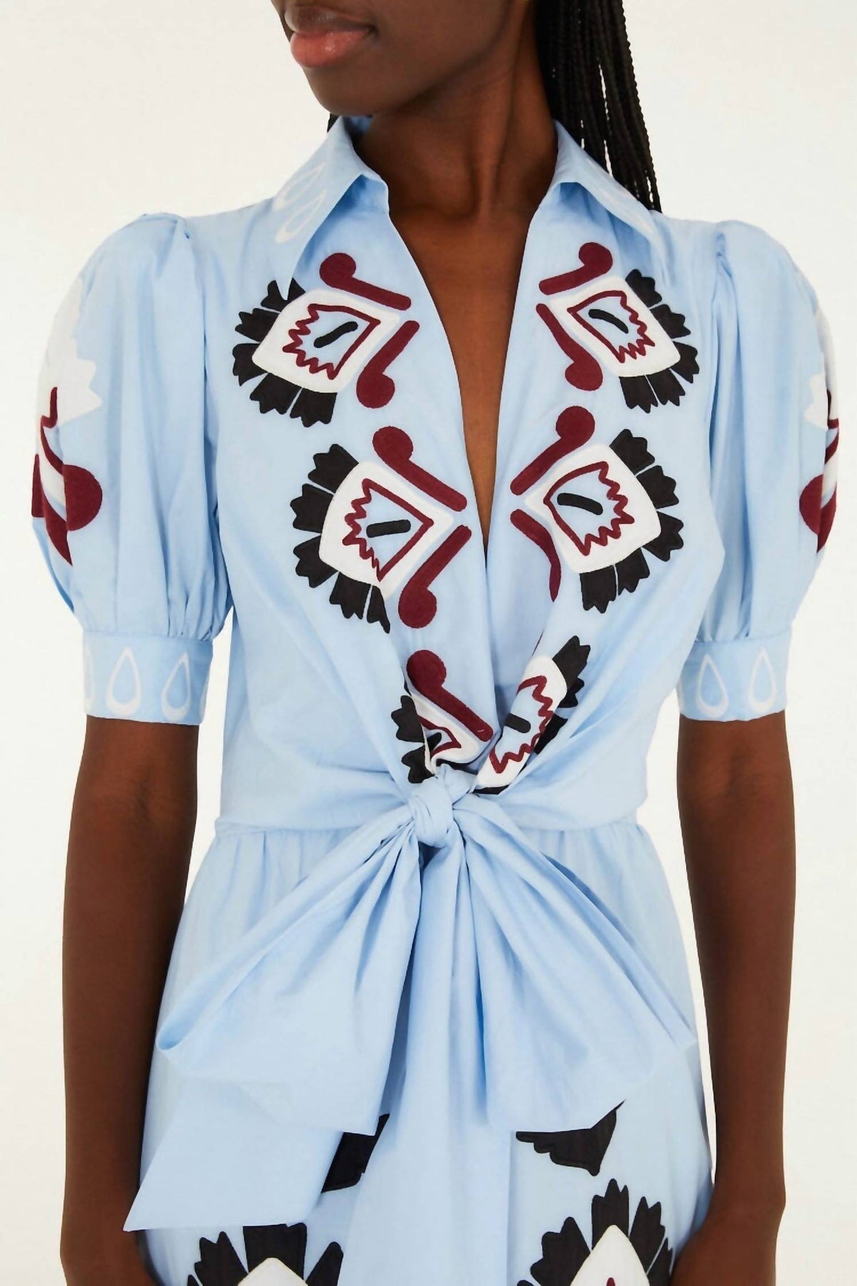 Farm Rio - Artisanal Short Sleeve Maxi Dress