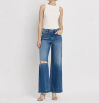 Flying Monkey - High Rise Wide Leg Jeans