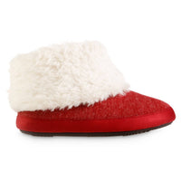 Isotoner - Women's Heather Knit Marisol Boot ECO Comfort Slipper