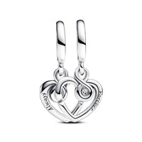 Pandora - Women's Forever & Always Splittable Dangle Charm