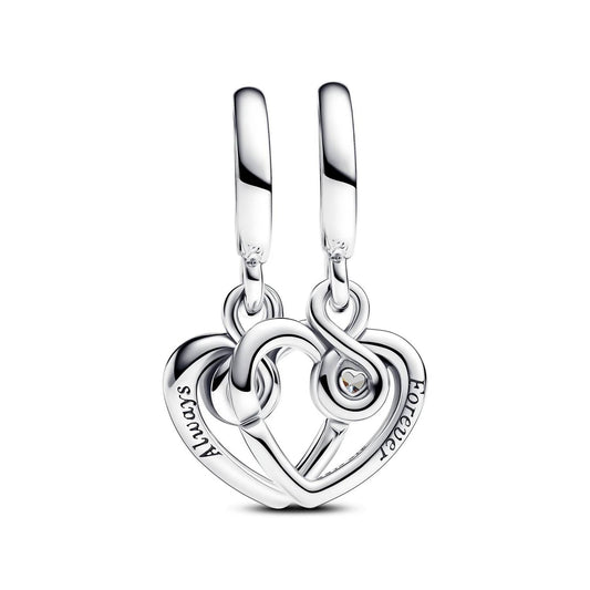 Pandora - Women's Forever & Always Splittable Dangle Charm