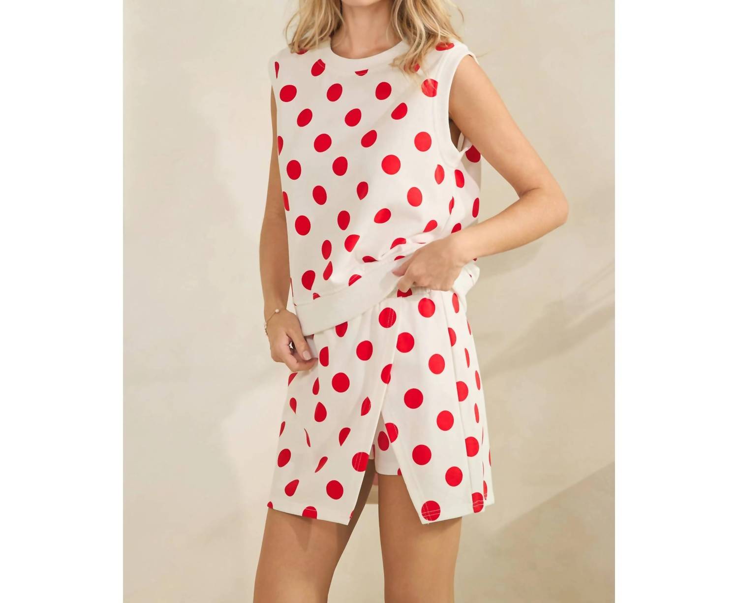 Veveret - Monroe Polka Dot Skort Set